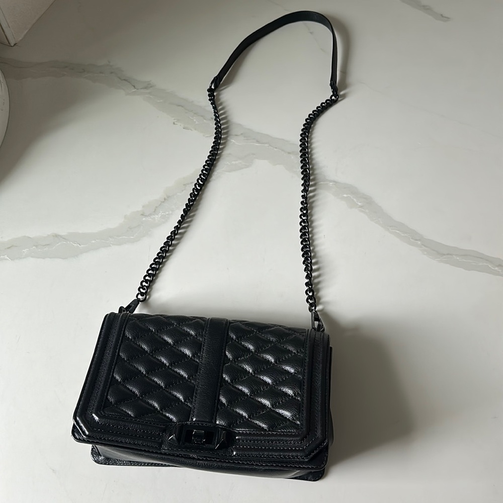 Rebecca Minkoff Black Leather Crossbody Bag